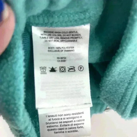 Columbia girls size large (14/16) mint green vest with full zip - Picture 5 of 5